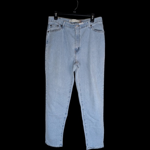 Levi's Denim - Levi's 512 Classic Slim Tapered Jeans Womens 16 M Light Wash High Rise Vintage